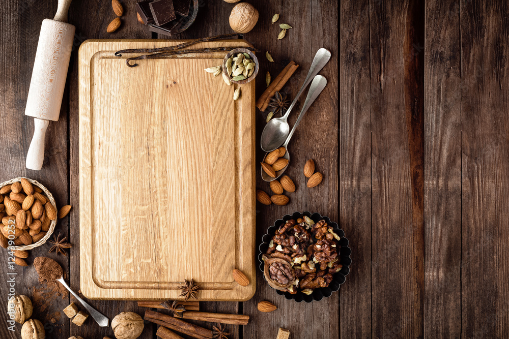 culinary background for Christmas baking Stock Photo | Adobe Stock