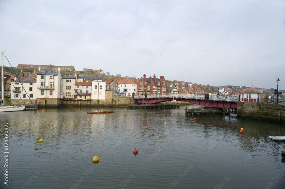 Lower harbour in Whitby