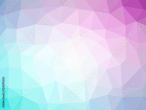 Abstract purple blue gradient polygon shaped background