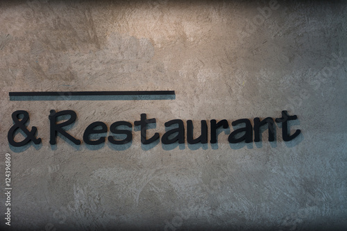 Gray concrete on the wall use for background