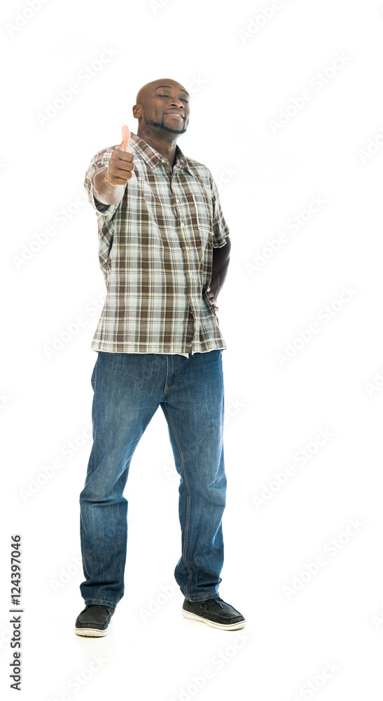 Fototapeta premium Model in studio isolated on white background full length