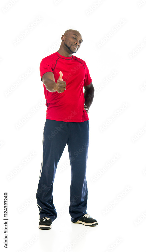 Model in studio isolated on white background full length Model in studio isolated on white background full length
