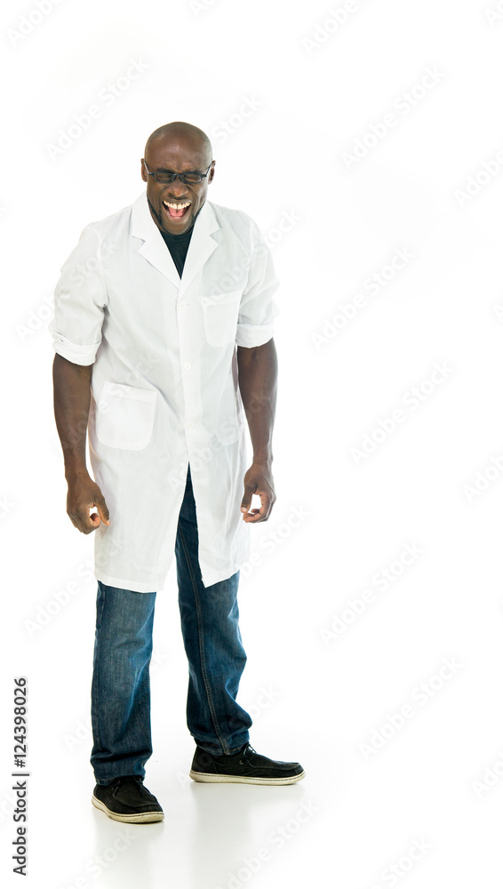 Model in studio isolated on white background full length Model in studio isolated on white background full length