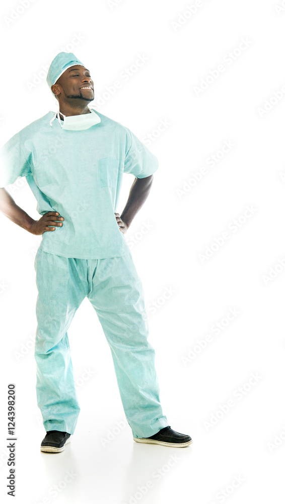 Model in studio isolated on white background full length Model in studio isolated on white background full length