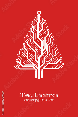 Red Christmas Card