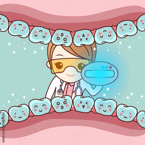 cartoon doctor dentist