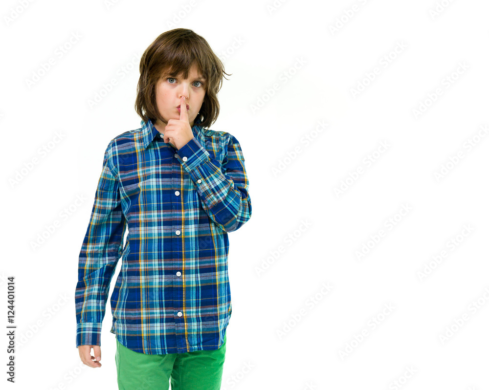 Model in studio isolated on white background medium shot Model in studio isolated on white background medium shot