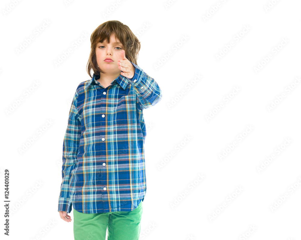 Model in studio isolated on white background medium shot Model in studio isolated on white background medium shot