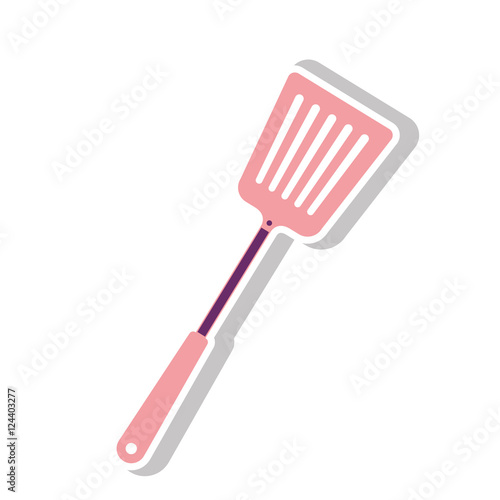 turner cooking bbq and grill utensil icon. Steak house food and restaurant theme. Isolated design. Vector illustration