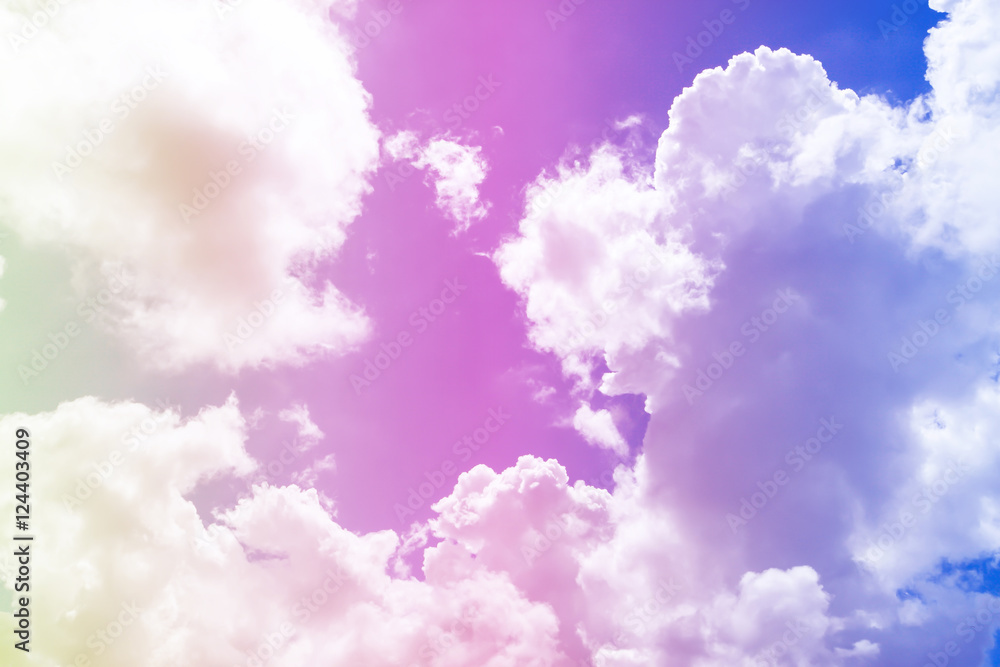 Colorful sky with clouds. Colorful sky with clouds.