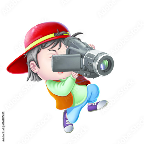 Boy with Video camera
