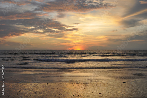Sunset on the beach of Goa.India   © Ольга Васильева