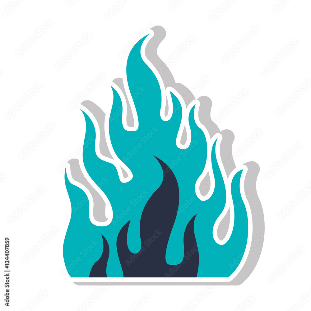 fire flame burning icon silhouette. vector illustration fire flame burning icon silhouette. vector illustration