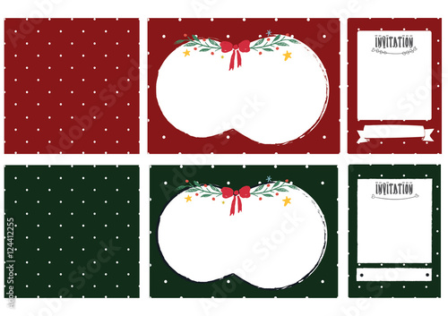 Christmas cute polkadot inv...