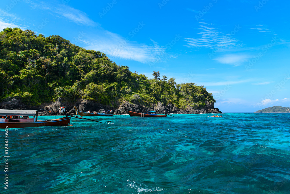 Fototapeta premium Lipe island ,paradise island in Thailand