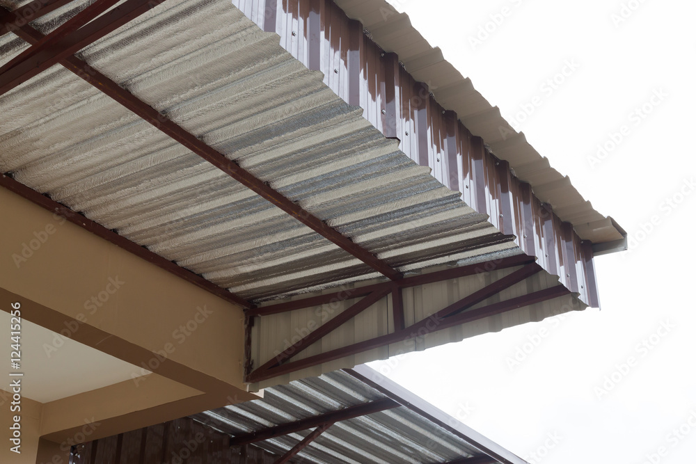 Obraz premium silver foil insulation heat on ceiling roof house