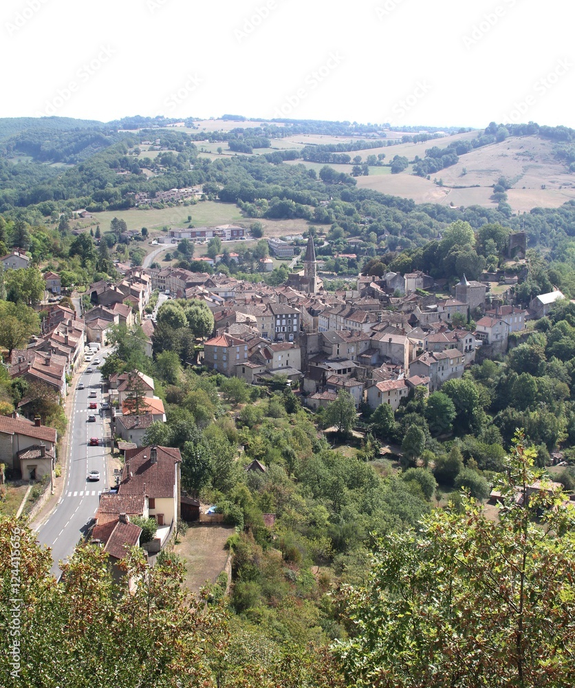 Village médiéval de Caylus en Tarn et Garonne.