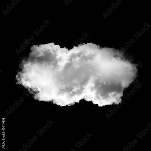 Single cloud illustration