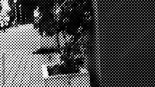 Newspaper on street, retro style amateur unstable shaked film