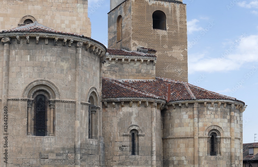  Iglesia de San Millán , edificio de culto católico Segovia, Castilla y León.