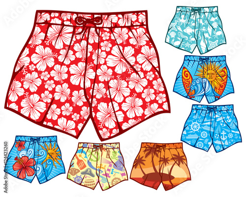 swim shorts collection (swimming trunks set)