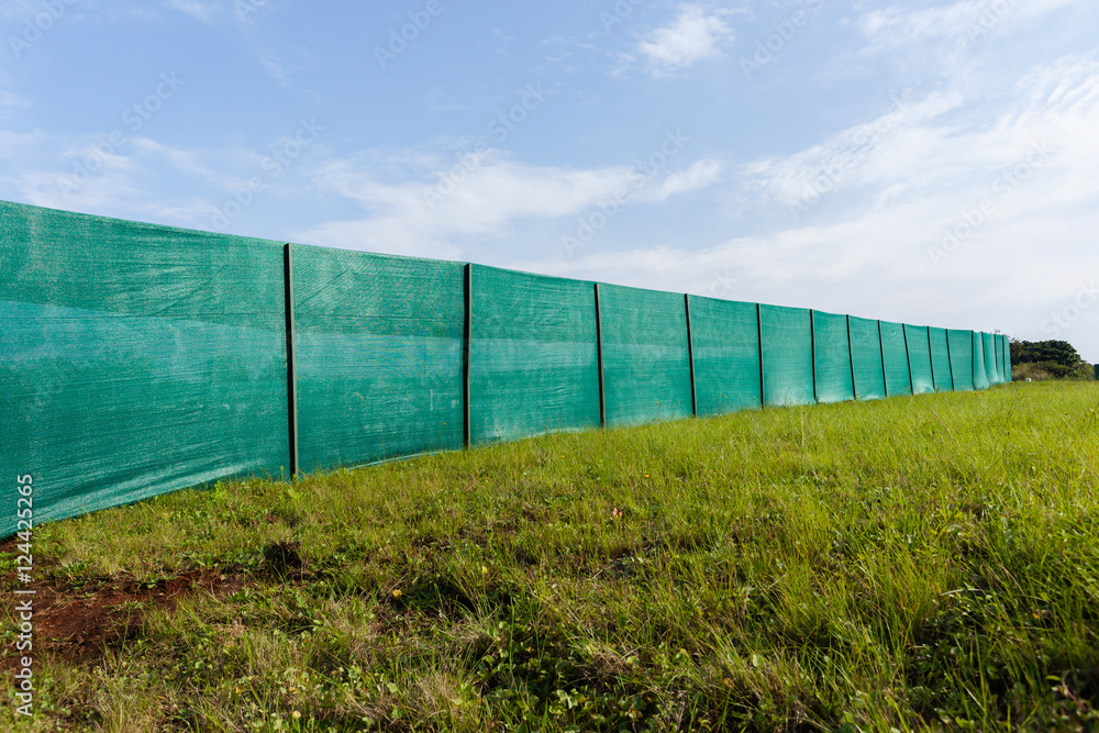 Obraz premium Construction Boundary Blinds