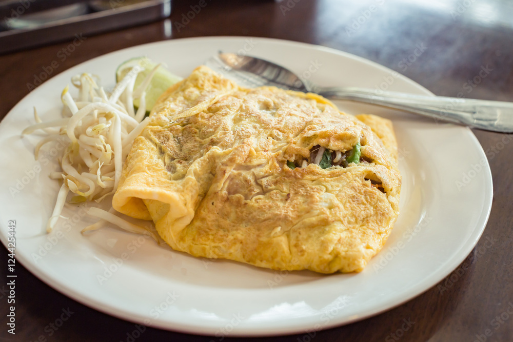 Fried noodle Thai style ,Padthai. Fried noodle Thai style ,Padthai.