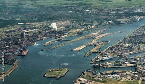 Tableau sur toile Tata and Ijmuiden