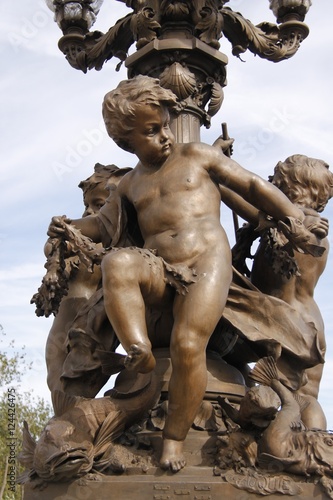 Statue du Pont Alexandre III à Paris