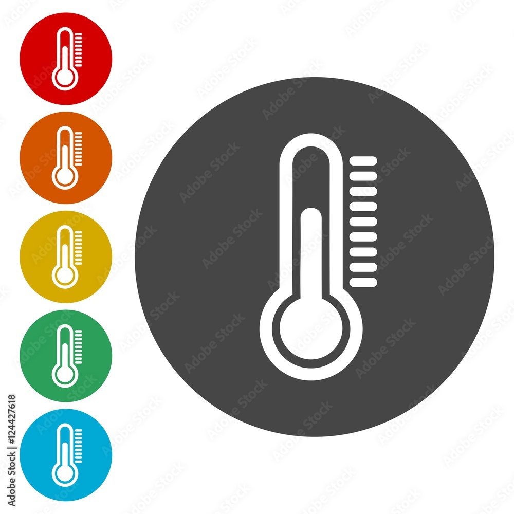 Thermometer Icon Vector. Thermometer Icon Vector.