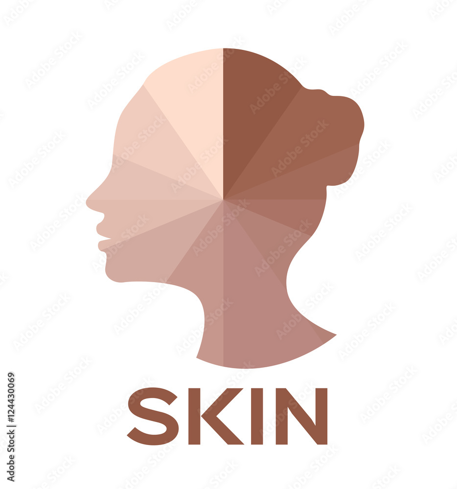 skin icon , logo and vector Stock Vector | Adobe Stock