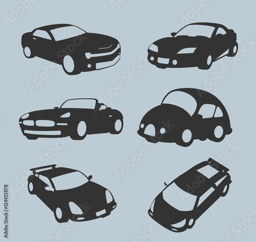 Cars Vector Silhouettes
