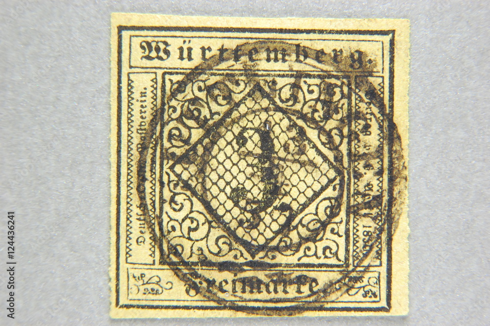 Briefmarke Altdeutschland: Württemberg