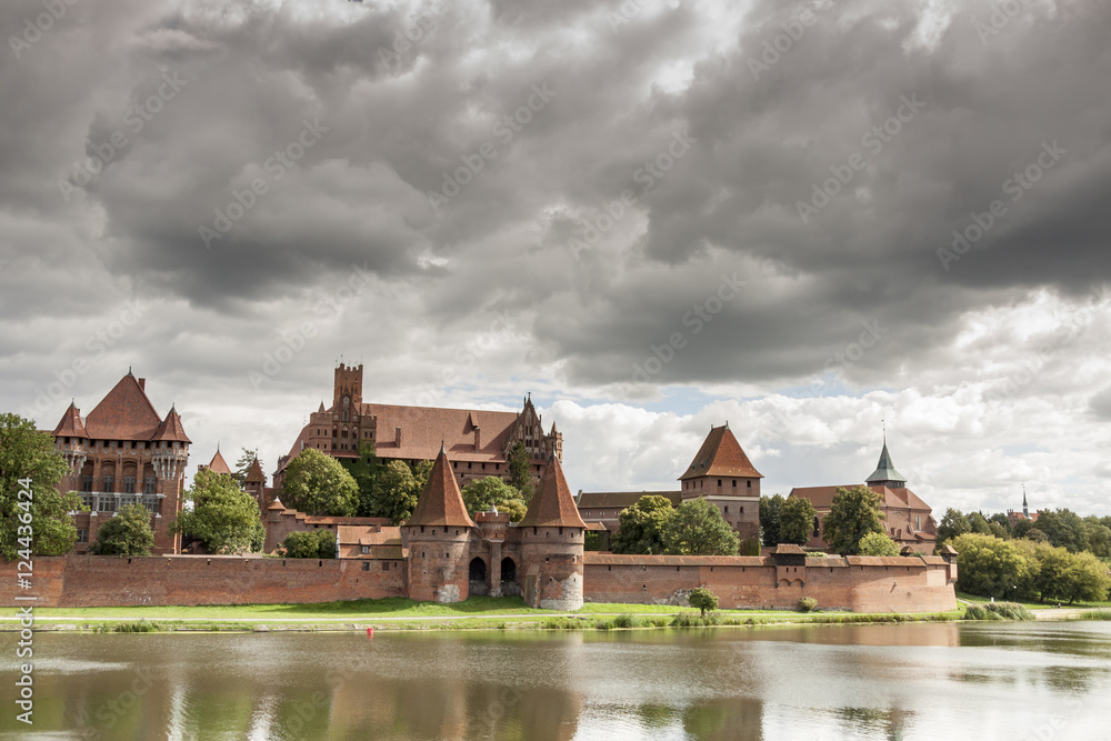 Fototapeta premium Teutonic Knights in Malbork castle.