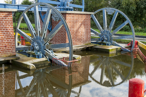 Fototapeta Naklejka Na Ścianę i Meble -  Historic canal near Elblag. Jelenie ramp.