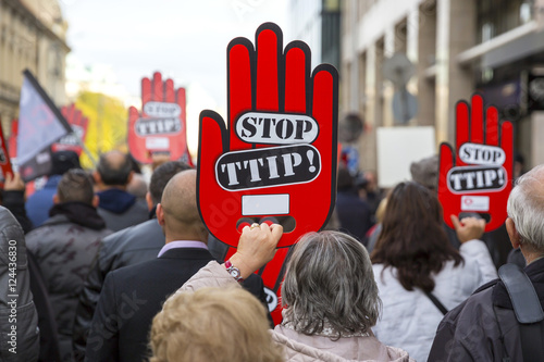 Anti TTIP protest photo