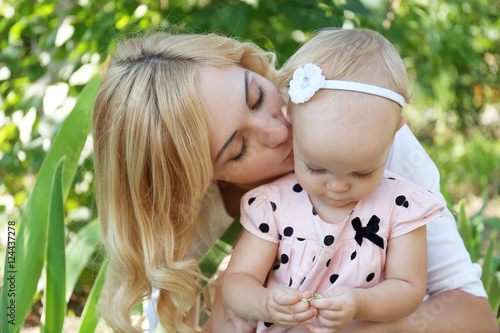 Happy mother with daughter ...
