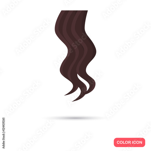 Woman curl. Woman curl icon. Woman curl web. Woman curl illustration. Woman curl isolated