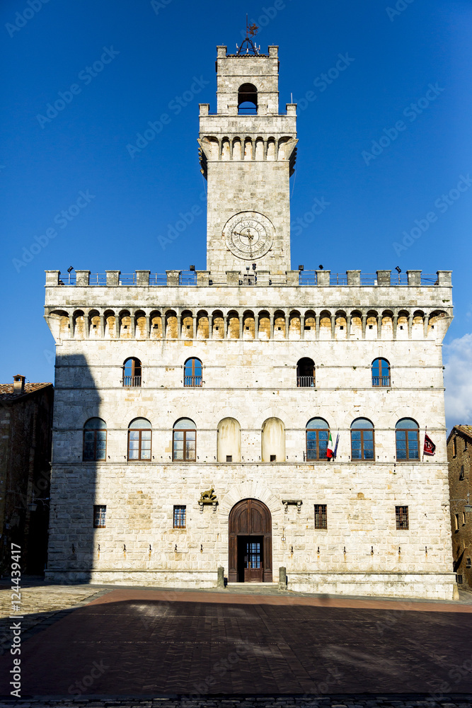 Town Hall of Montepulciano in Tuscany