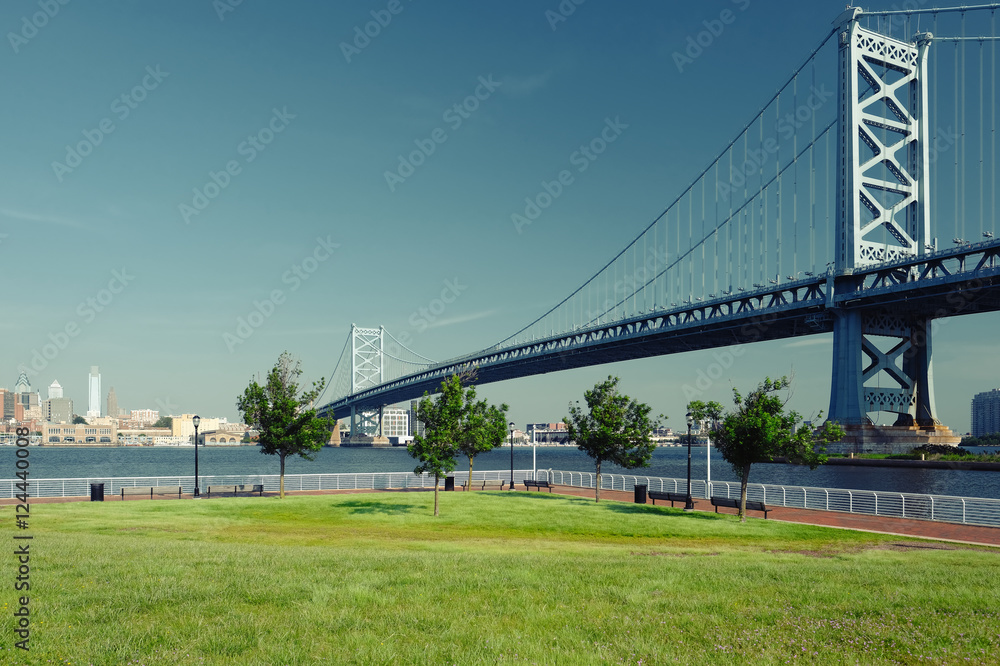 Benjamin Franklin Bridge. Philadelphia, Pennsylvania. Benjamin Franklin Bridge. Philadelphia, Pennsylvania.