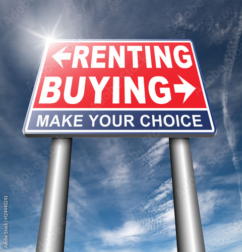 buying or renting house or property © kikkerdirk