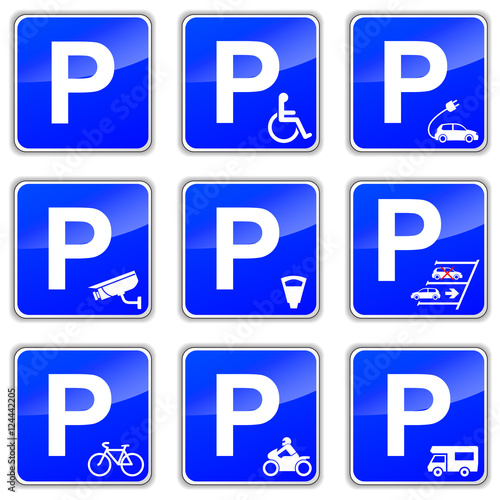 car park signs
