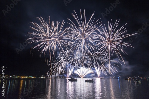 fireworks over the lake