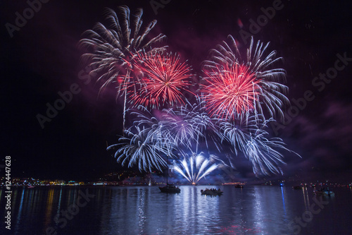 fireworks over the lake