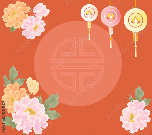 Chinese New Year peonies