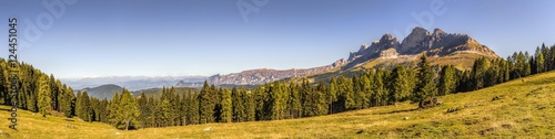 Panoramic view in the Dolomites