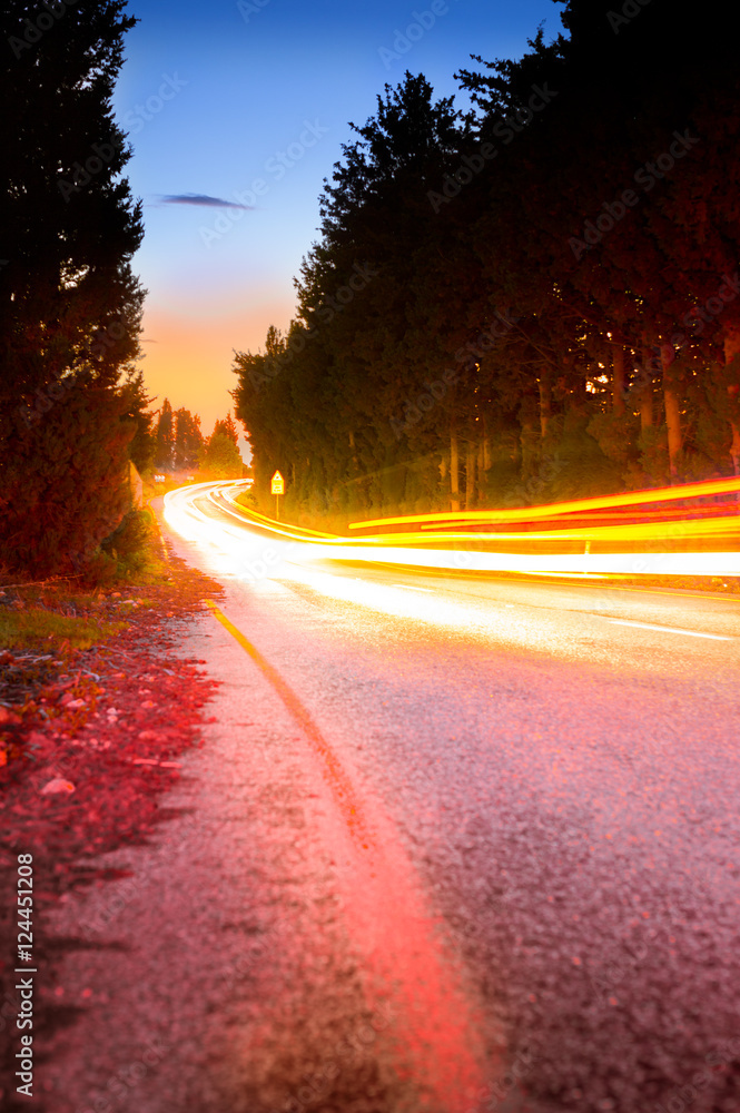 Fototapeta premium Carmel Mountain Road