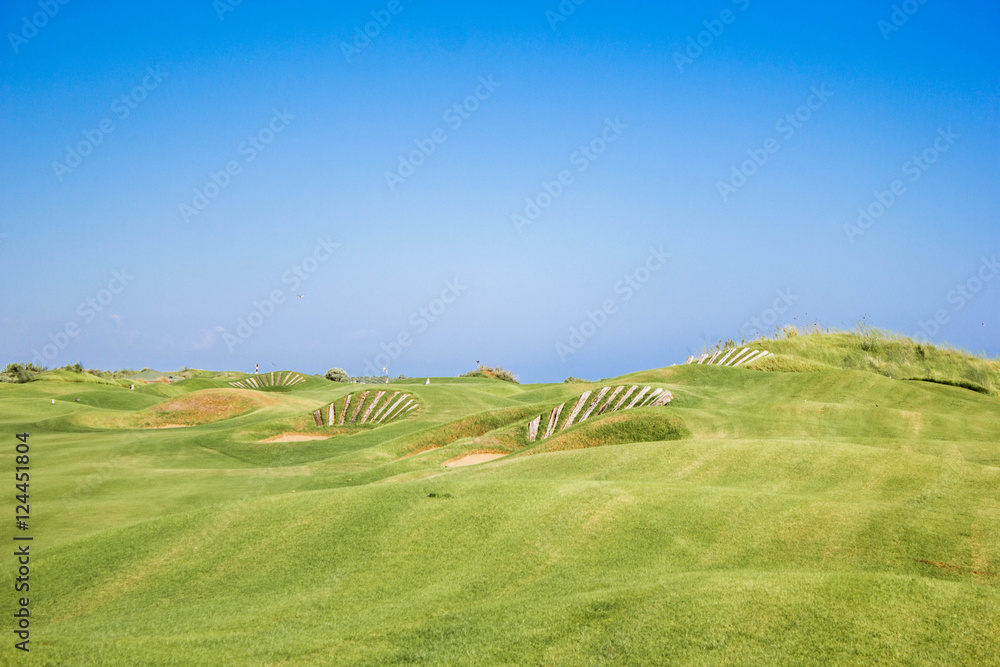 Naklejka premium Golf bunker