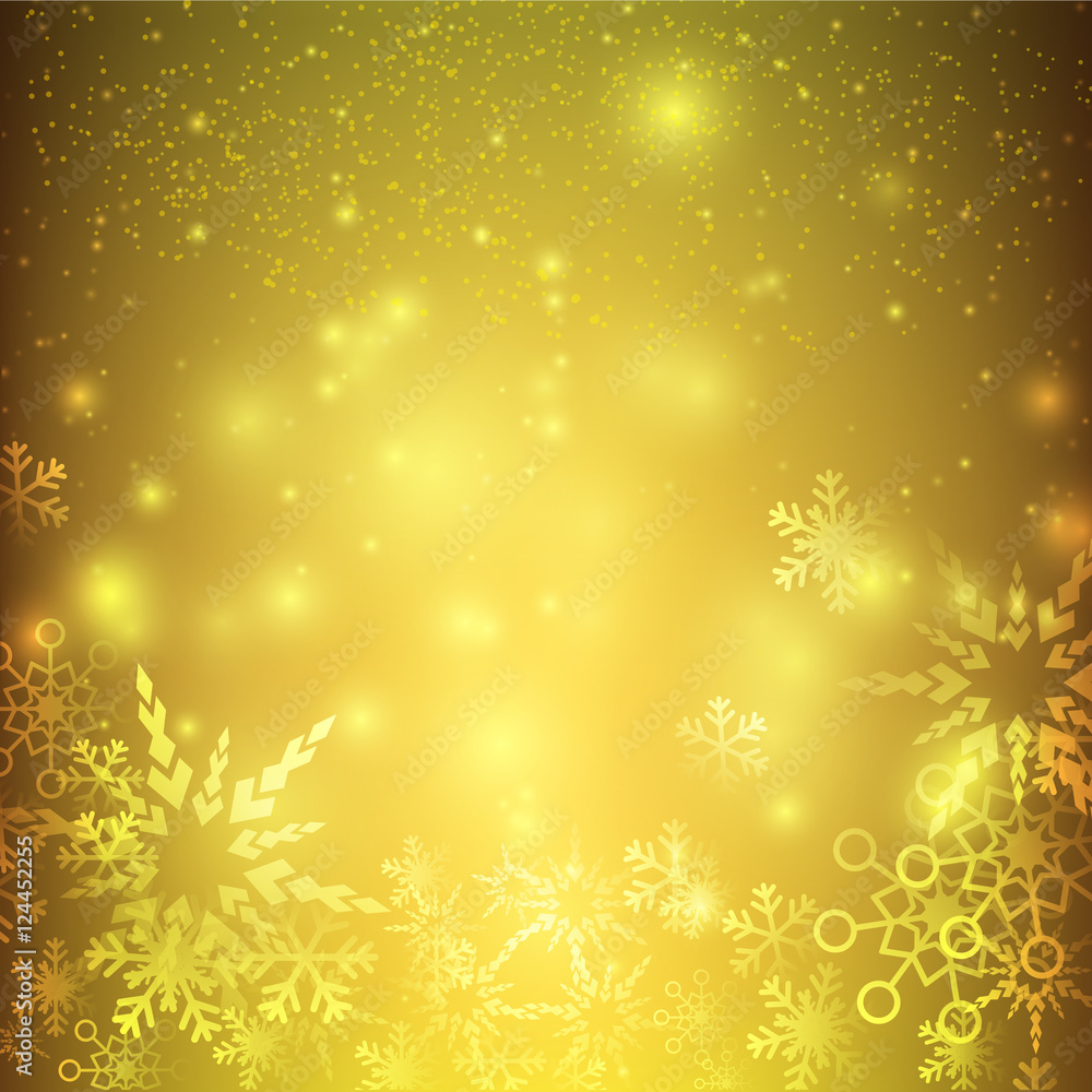 Snow fall with bokeh and lighting element abstract background ve Snow fall with bokeh and lighting element abstract background ve