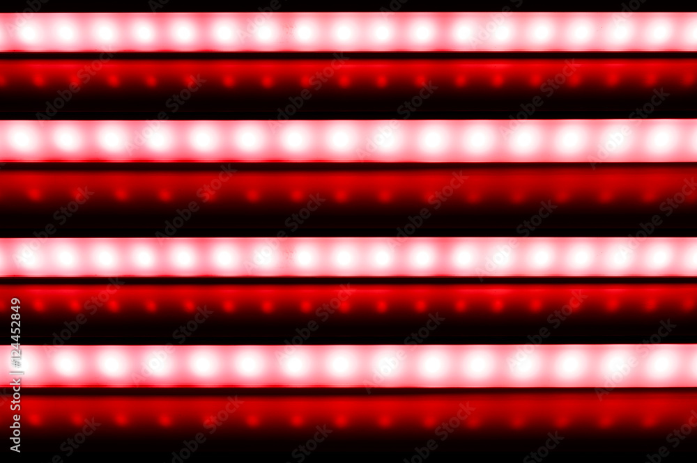 colour of led rigid strip lighht : four of led light line on red